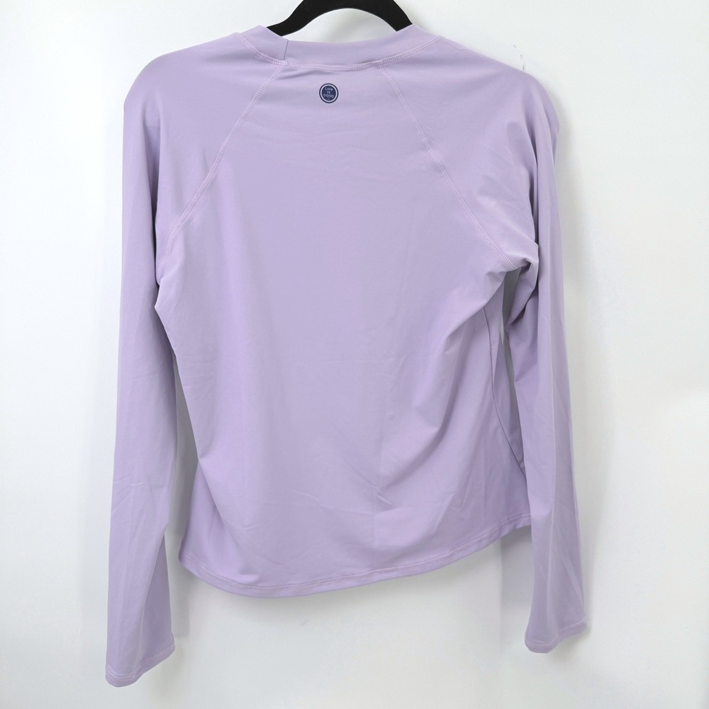 Life Is Good Rash Guard Swim Shirt Womens‎ M Purple Resort Beach SummerCoastal - Picture 2 of 8